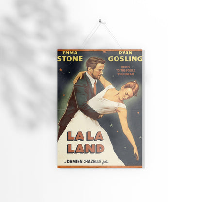 La La Land Filmplakat - Atemberaubende Kinokunst Leinwand