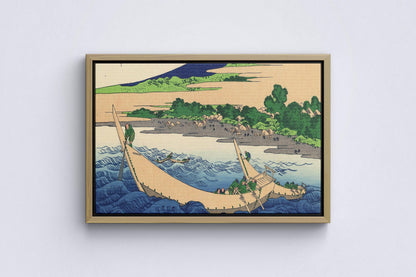 Hokusai Ukiyo-e Leinwand-Dekor Meisterwerke: Ozeanszenen & Provinziallandschaften