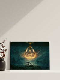 Elden Ring Leinwand Wandkunst, Elden Ring Leinwand Wanddekoration, Gaming Poster, Geschenk für Gamer, Dark Souls Poster, Marika Poster
