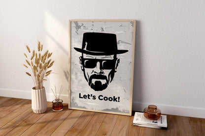 Let's Cook! Leinwandbild, Heisenberg Leinwandbild, Film Leinwand Poster, Heisenberg Poster