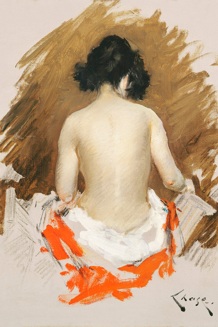 William Merritt Chase Japanese Woman with Kimono