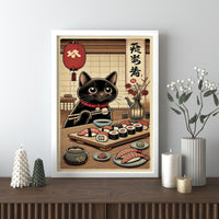 Bezaubernde & Humorvolle Japanische Katzen-Kunstdrucke – Von Ramen-essenden Felidae bis hin zu Ukiyo-e Meme Parodien