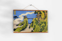 Hokusai Ukiyo-e Leinwandbilder Meisterwerke: Brücken, Berg Fuji & Kulturelle Szenen