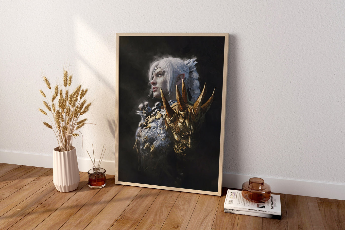 Baldur's Gate Schattenherz Leinwandbild, Baldur's Gate Leinwandposter, Gaming Wandkunst, Geschenk für Gamer