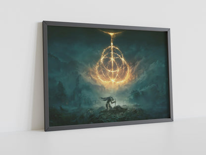 Elden Ring Leinwand Wandkunst, Elden Ring Leinwand Wanddekoration, Gaming Poster, Geschenk für Gamer, Dark Souls Poster, Marika Poster
