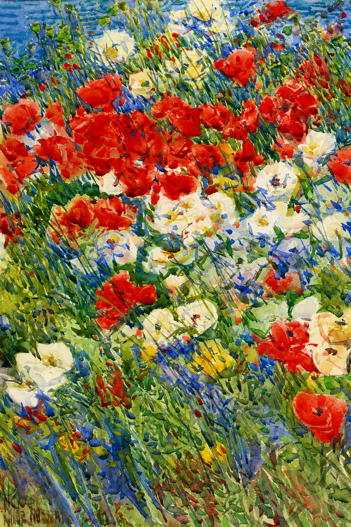 The Island Garden by Childe Hassam