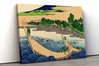 Hokusai Ukiyo-e Leinwand-Dekor Meisterwerke: Ozeanszenen & Provinziallandschaften