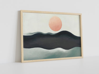 Georgia O'Keeffe Canvas Wall Art, Georgia O'Keeffe Sunset, Long Island Canvas Print, Sunset Canvas Art, Canvas Print Art, Famous Wall Art