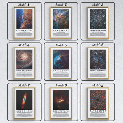 Space Telescope Art Prints - Beautiful NASA Images on Canvas