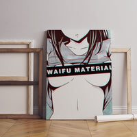 Anime Leinwand-Wandkunst, Waifu-Material-Poster, Anime-Mädchen-Wandkunst, Anime-Poster, Anime-Wanddeko, Geschenk für Anime-Liebhaber, Anime-Kunst