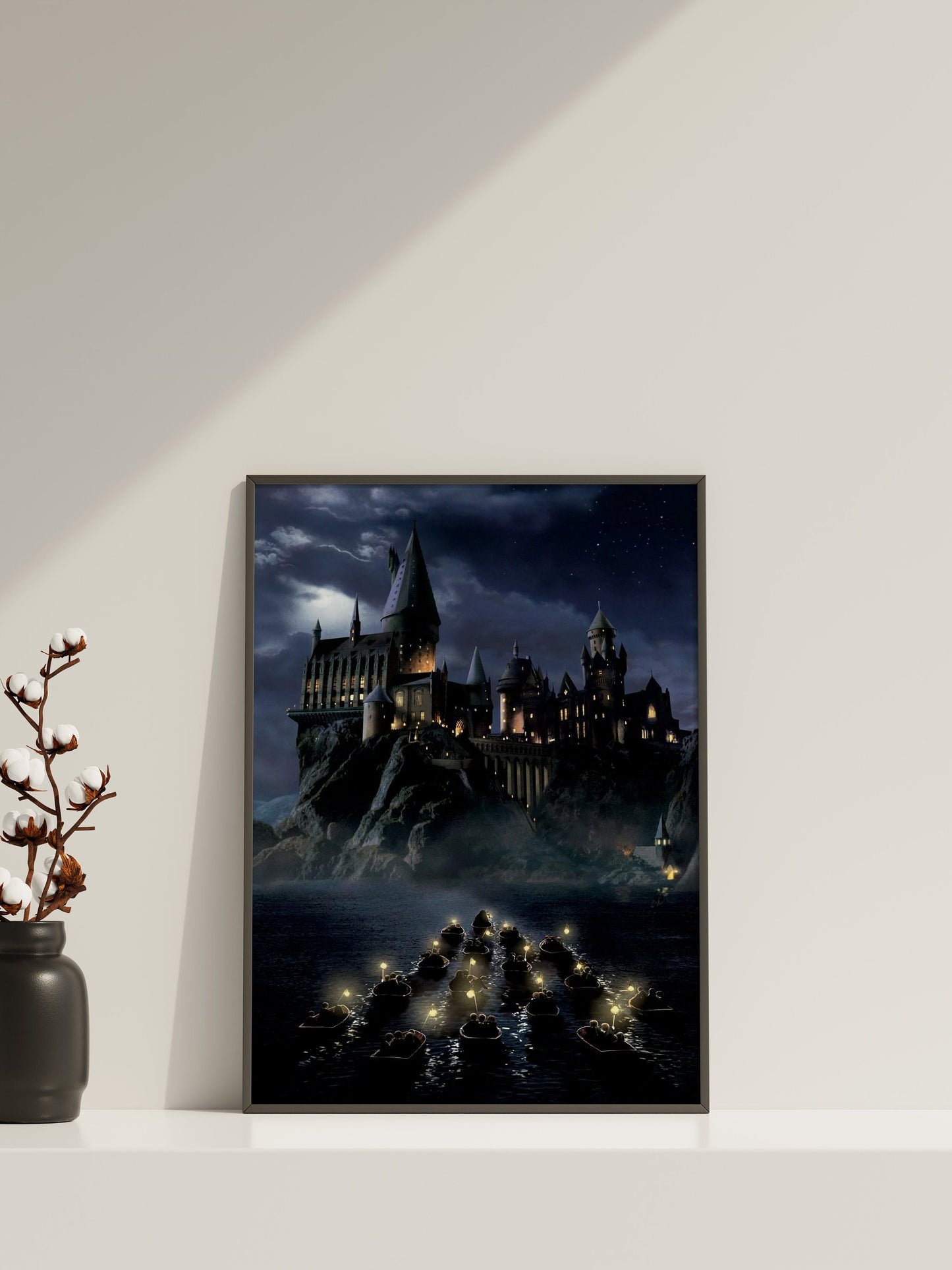 Beliebte Leinwandbilder für Filme, Wizard School Poster, cooles Filmplakat, Science-Fiction-Film-Leinwand