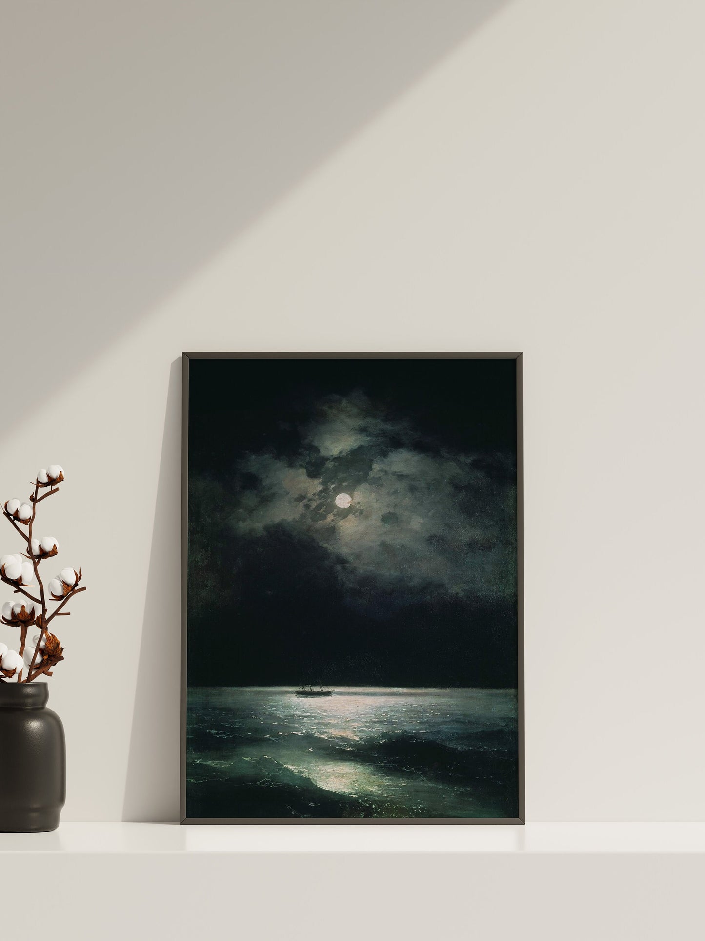 Iwan Aiwasowski Leinwand-Wandbild, Iwan Aiwasowski Das Schwarze Meer, Beliebte Kunst-Leinwand, Meer-Leinwandbild, Leinwanddruck-Kunst, Berühmte Wandkunst