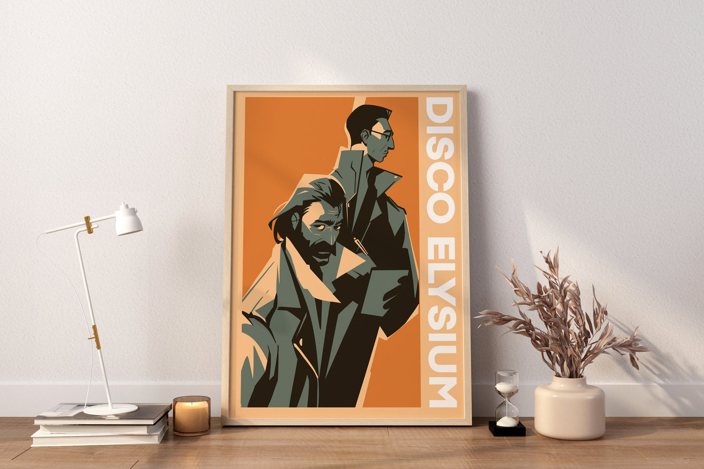 Disco Elysium Leinwand Wandkunst, Disco Elysium Leinwand Poster, Disco Elysium Gerahmte Wandkunst, Gaming Wandkunst, Gaming Poster, Geschenk Für Gamer