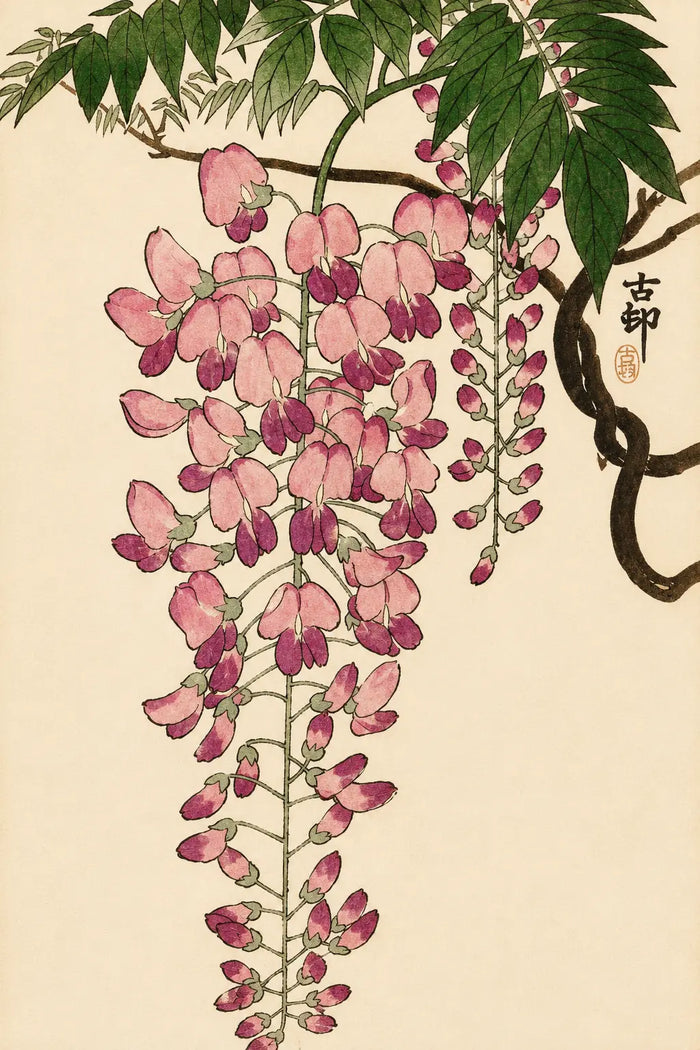 Japanese Wisteria Wall Art
