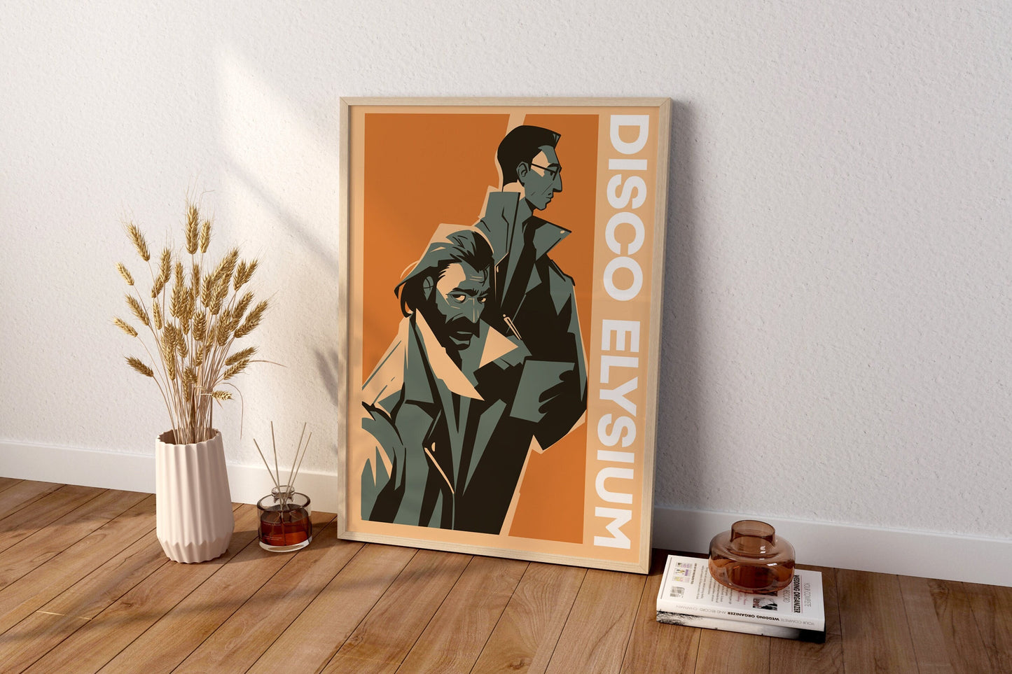 Disco Elysium Leinwand Wandkunst, Disco Elysium Leinwand Poster, Disco Elysium Gerahmte Wandkunst, Gaming Wandkunst, Gaming Poster, Geschenk Für Gamer
