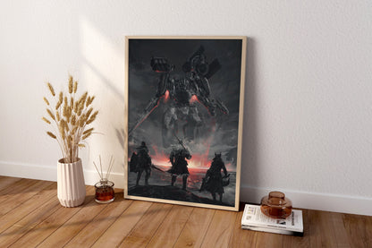 Gaming-Leinwandbilder, Armored Core Leinwand-Wanddeko, Gaming-Poster, Geschenk für Gamer, Dark Souls Poster, Dishonored Poster