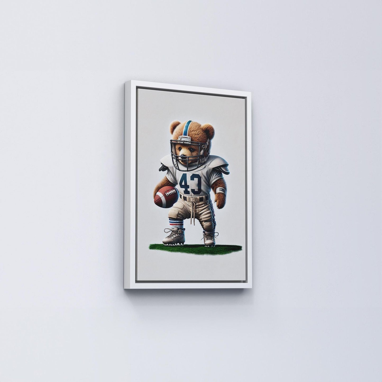 Ikonische Baby-Bär-Leinwand – Realistische & Stilvolle und Verspielte Wanddekoration