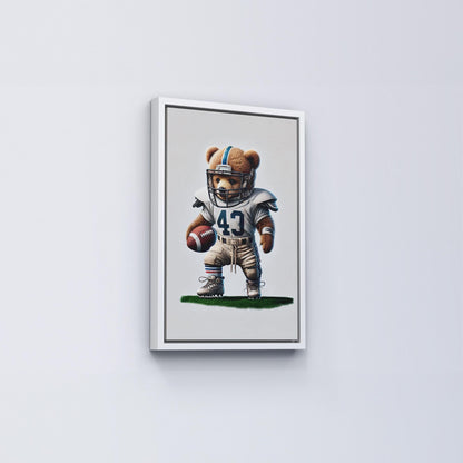 Ikonische Baby-Bär-Leinwand – Realistische & Stilvolle und Verspielte Wanddekoration