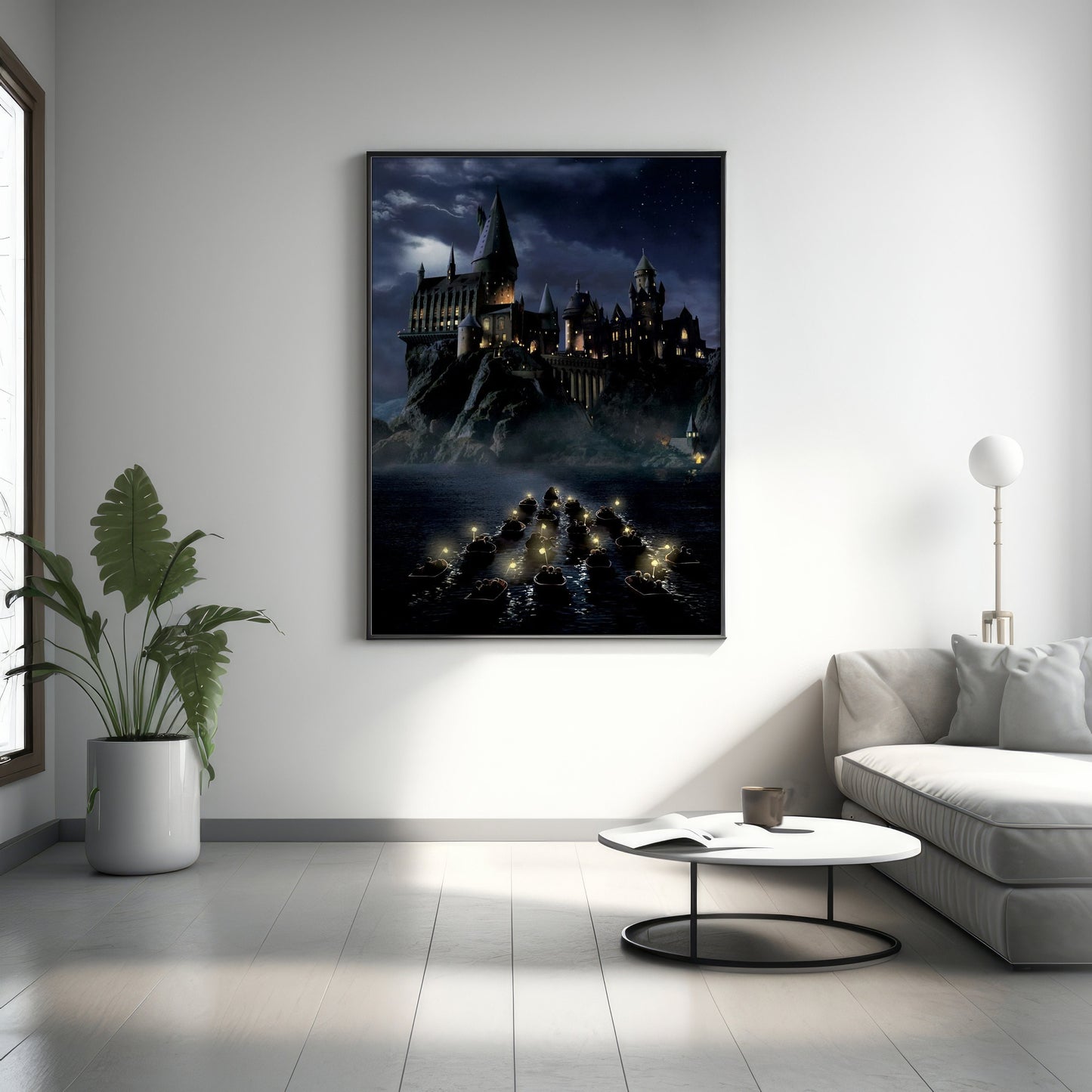 Beliebte Leinwandbilder für Filme, Wizard School Poster, cooles Filmplakat, Science-Fiction-Film-Leinwand