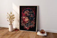 Anime Leinwandbild, japanisches Leinwandbild, japanische Kunstleinwand, Anime Poster, gerahmte Anime Leinwand, Geschenk für Gamer, Geschenk für Ihn