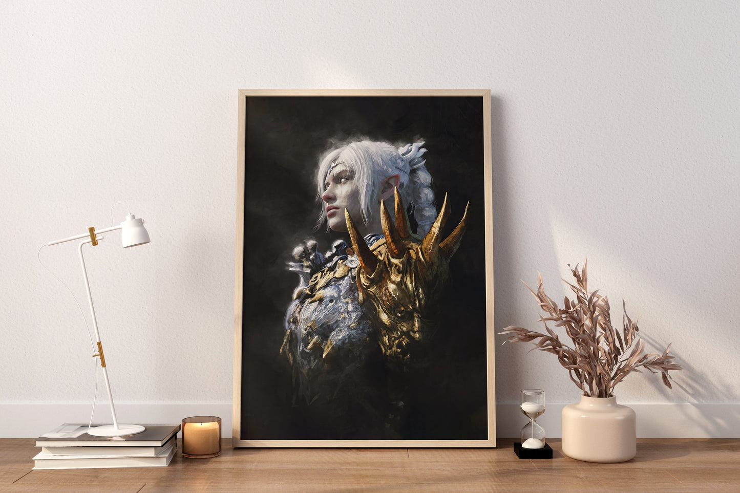 Baldur's Gate Schattenherz Leinwandbild, Baldur's Gate Leinwandposter, Gaming Wandkunst, Geschenk für Gamer