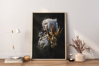 Baldur's Gate Schattenherz Leinwandbild, Baldur's Gate Leinwandposter, Gaming Wandkunst, Geschenk für Gamer
