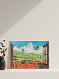 Howl's Moving Castle Canvas Wall Art, Howl's Moving Castle Poster, Anime Wall Art, Anime Wall Decor, Ghibli Poster, Anime Poster