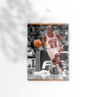 Legendary Basketball Players - Iconic Shot Moments on Canvas