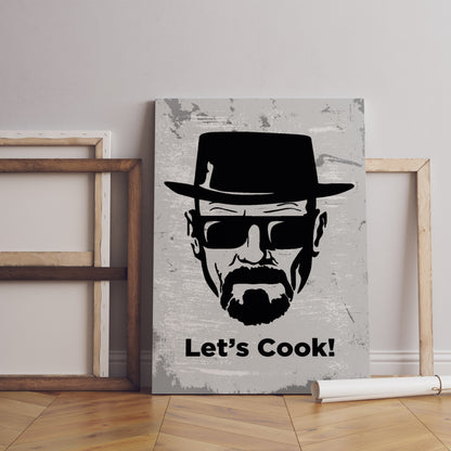 Let's Cook! Leinwandbild, Heisenberg Leinwandbild, Film Leinwand Poster, Heisenberg Poster