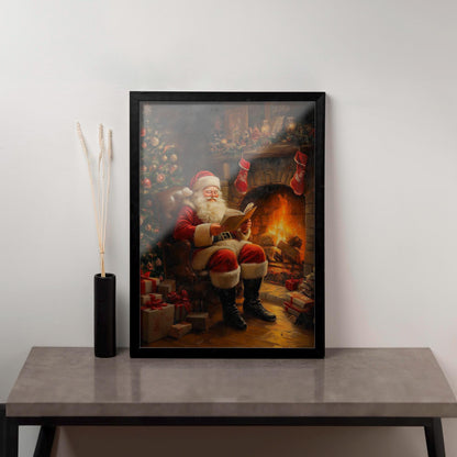 Weihnachtsmann & Weihnachtsdeko-Kunst - Festliche Feiertagsdrucke, Weihnachtsgeschenk