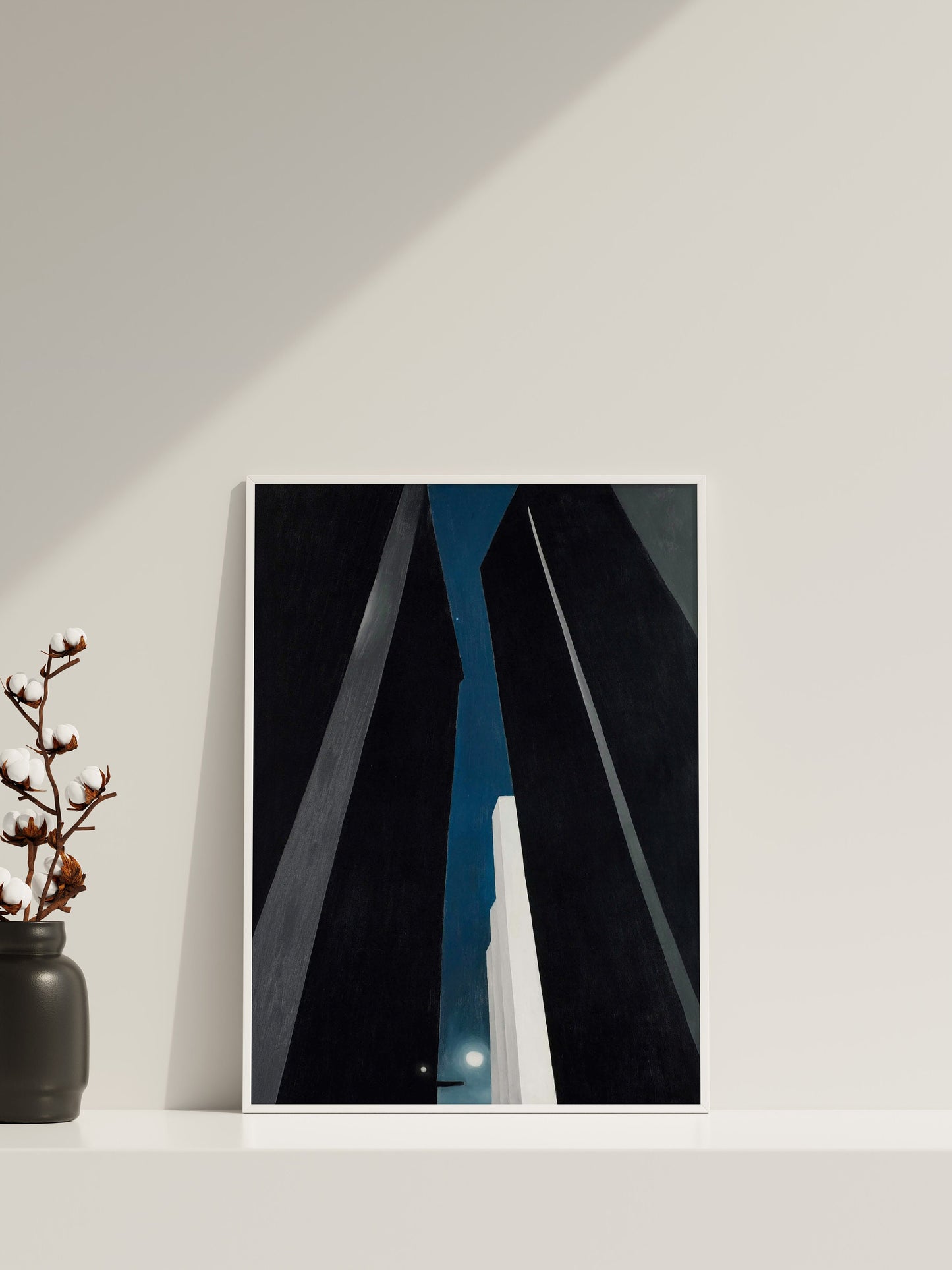 Georgia O'Keeffe Leinwand-Wandbild, Georgia O'Keeffe-City Night, Beliebte Kunst-Leinwand, Nacht-Leinwandbild, Leinwanddruck-Kunst, Berühmte Wandkunst