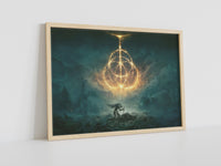 Elden Ring Leinwand Wandkunst, Elden Ring Leinwand Wanddekoration, Gaming Poster, Geschenk für Gamer, Dark Souls Poster, Marika Poster