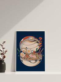 Poke Ramen Leinwand-Wandkunst, Poke Ramen Poster, Japanische Wandkunst, Japanisches Kunstposter, Pokemon Poster