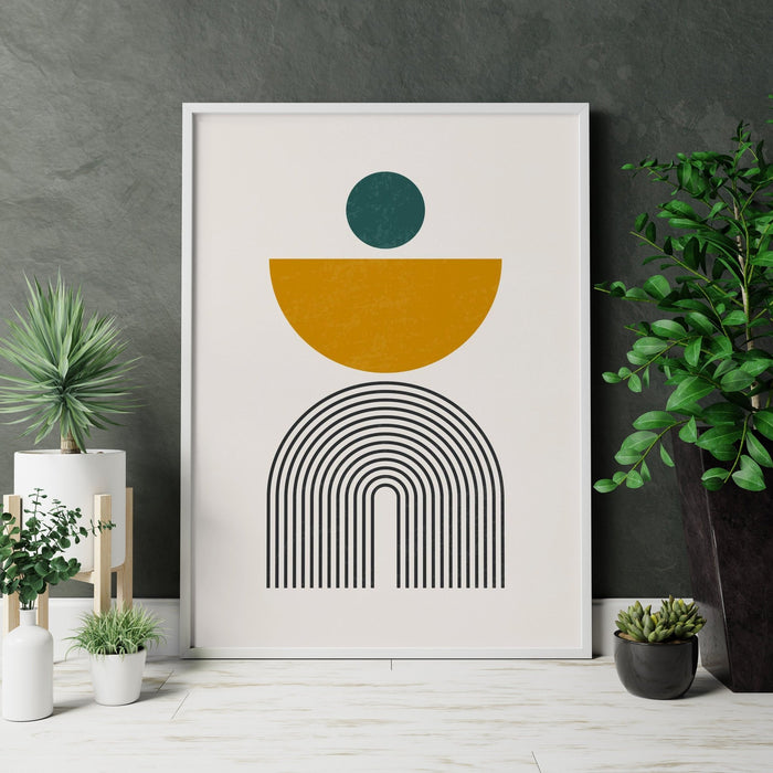 Abstract Boho Art Canvas Wall Art