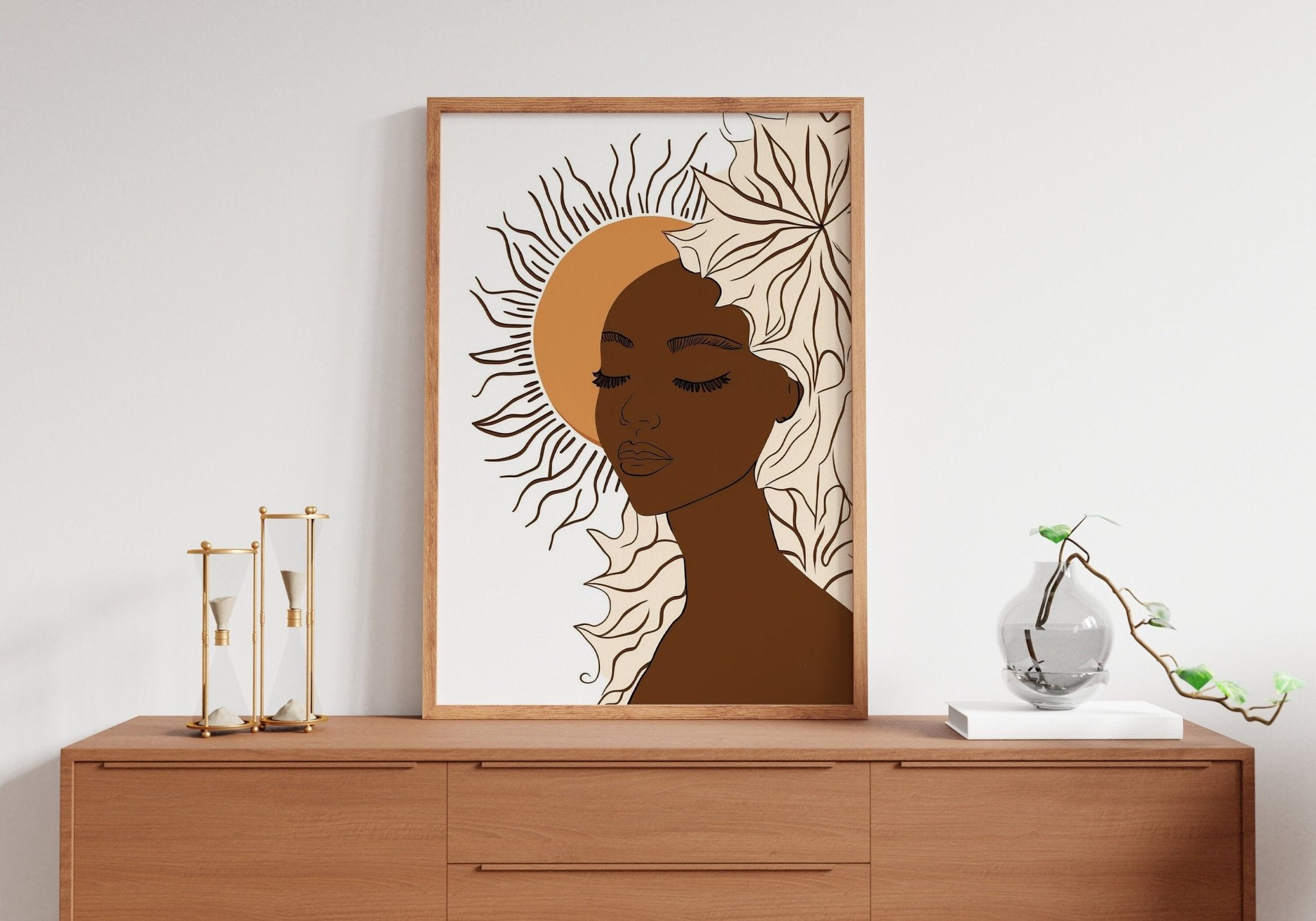 Abstract Boho Canvas Wall Art - Canvasworkshop