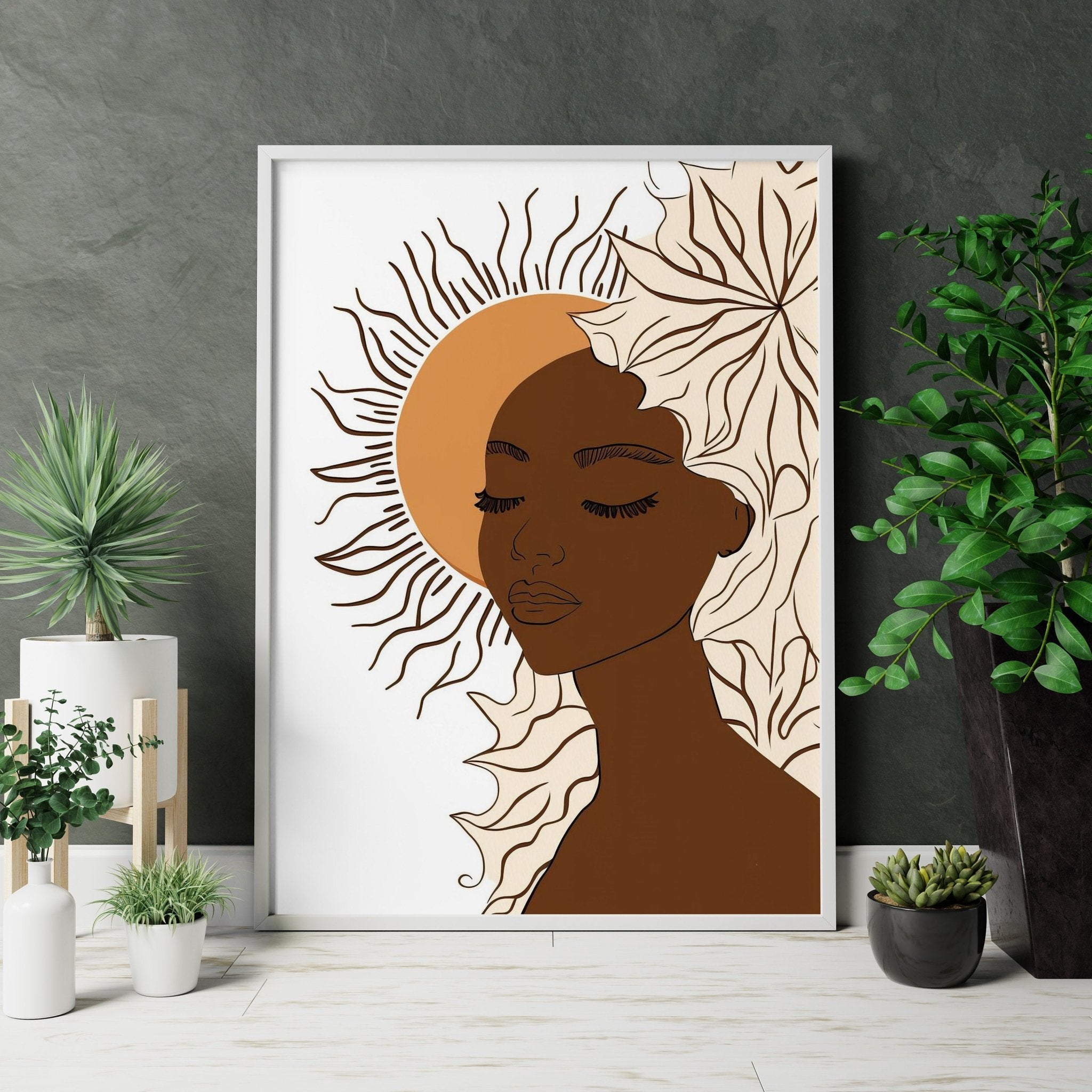 Abstract Boho Canvas Wall Art - Canvasworkshop