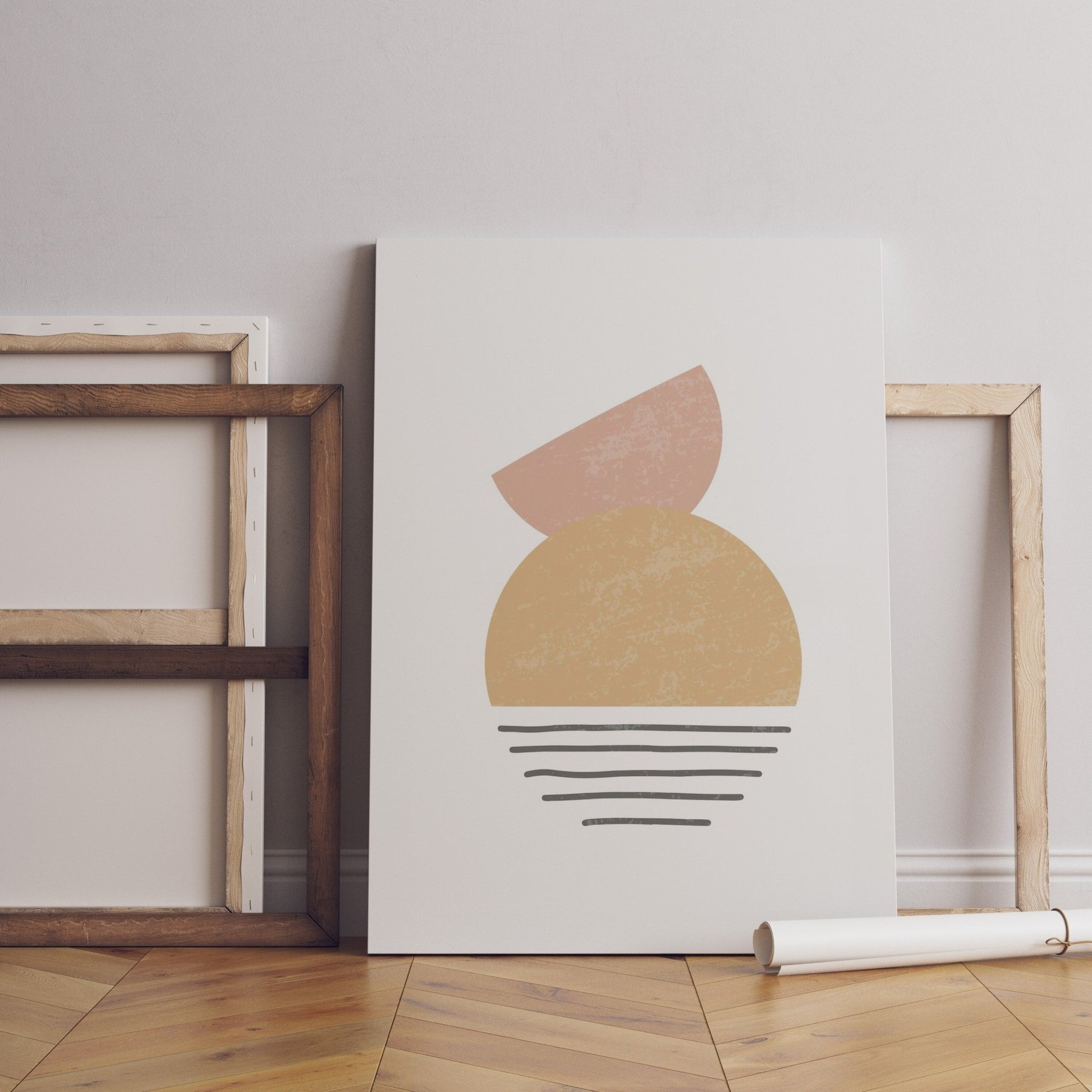 Abstract Boho Canvas Wall Art - Canvasworkshop