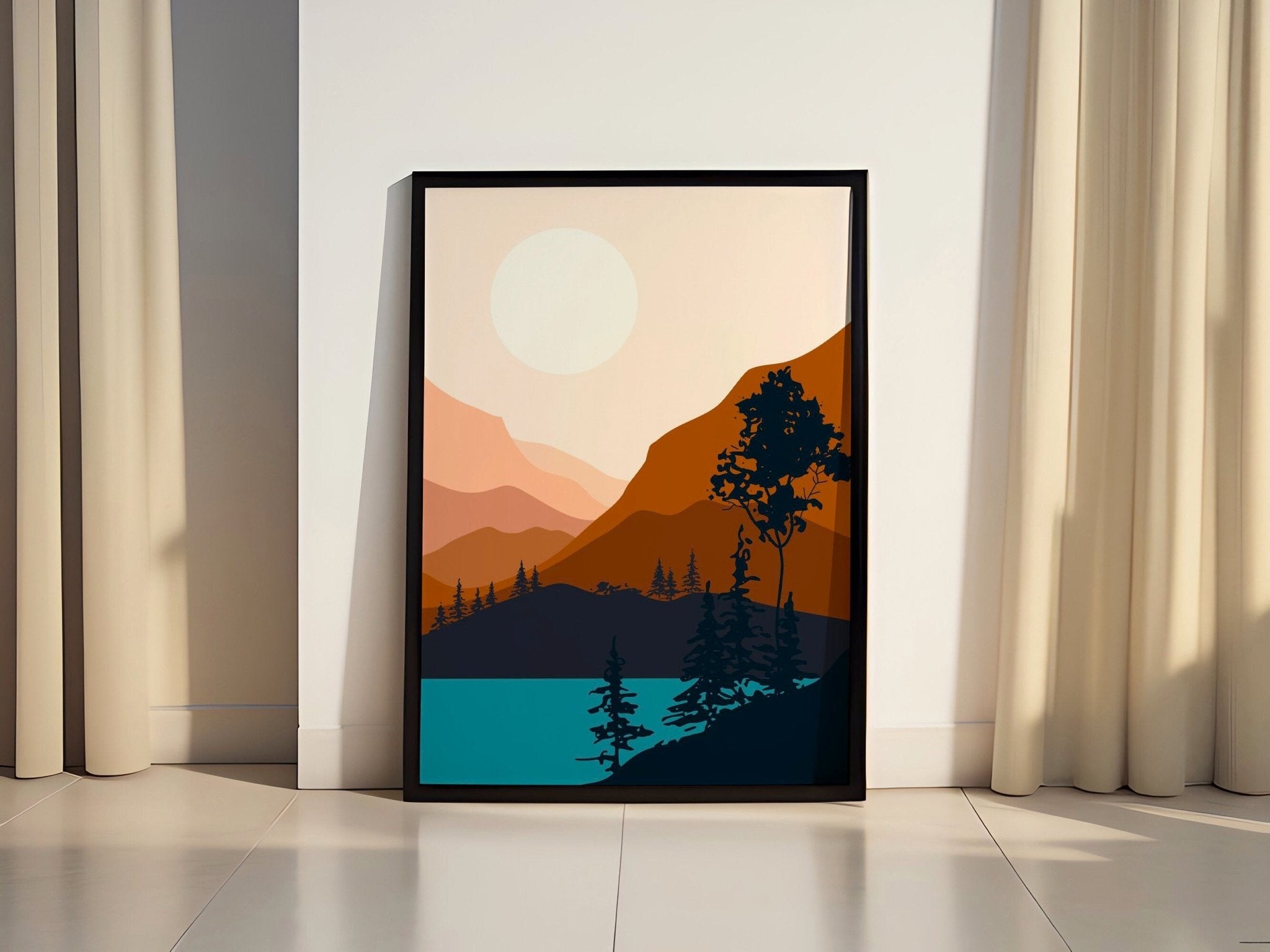 Abstract Boho Canvas Wall Art - Canvasworkshop