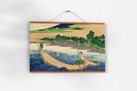 Hokusai Ukiyo-e Leinwand-Dekor Meisterwerke: Ozeanszenen & Provinziallandschaften