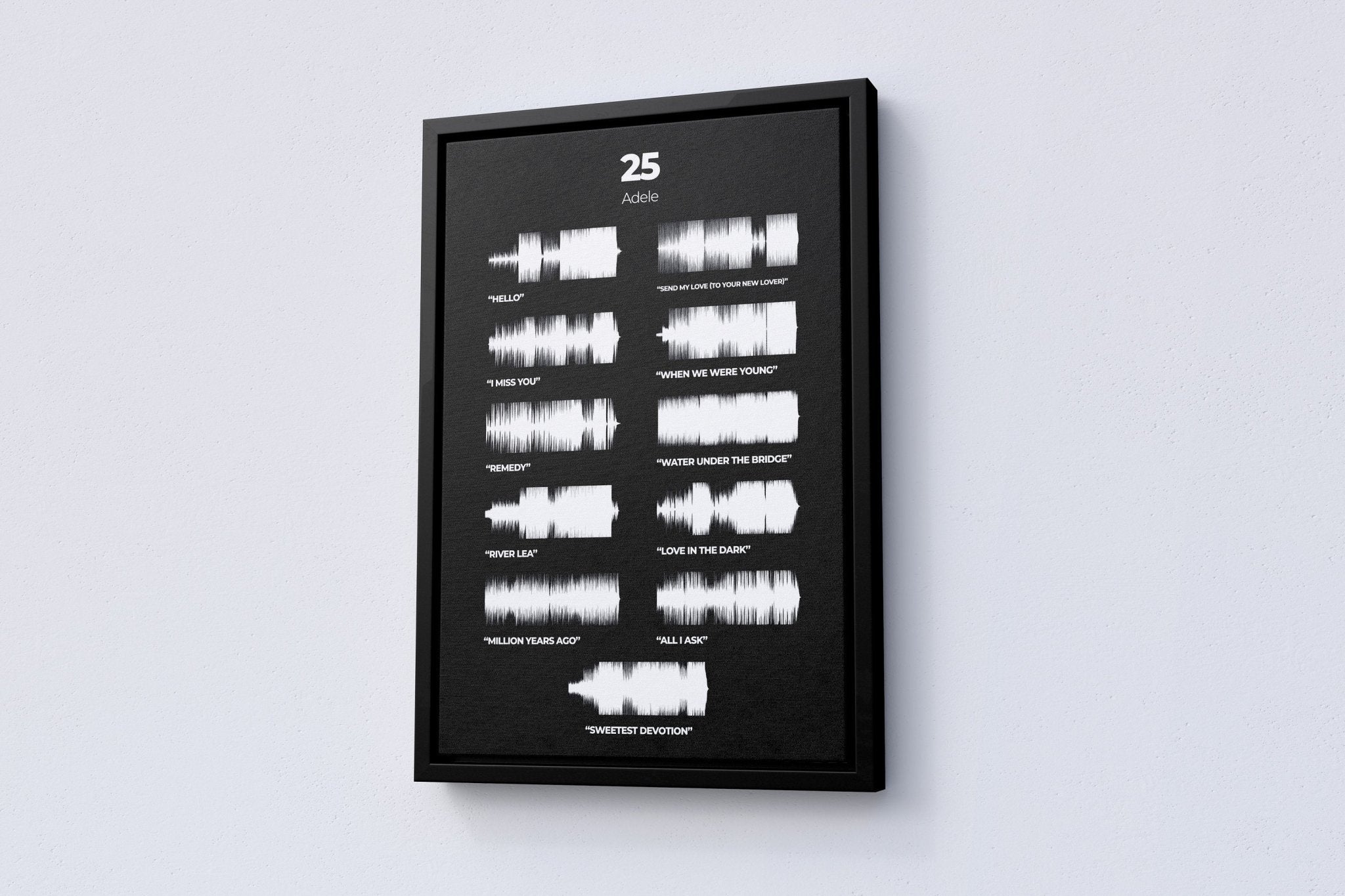 Adele Album Cover Canvas Wall Art - Canvasworkshop