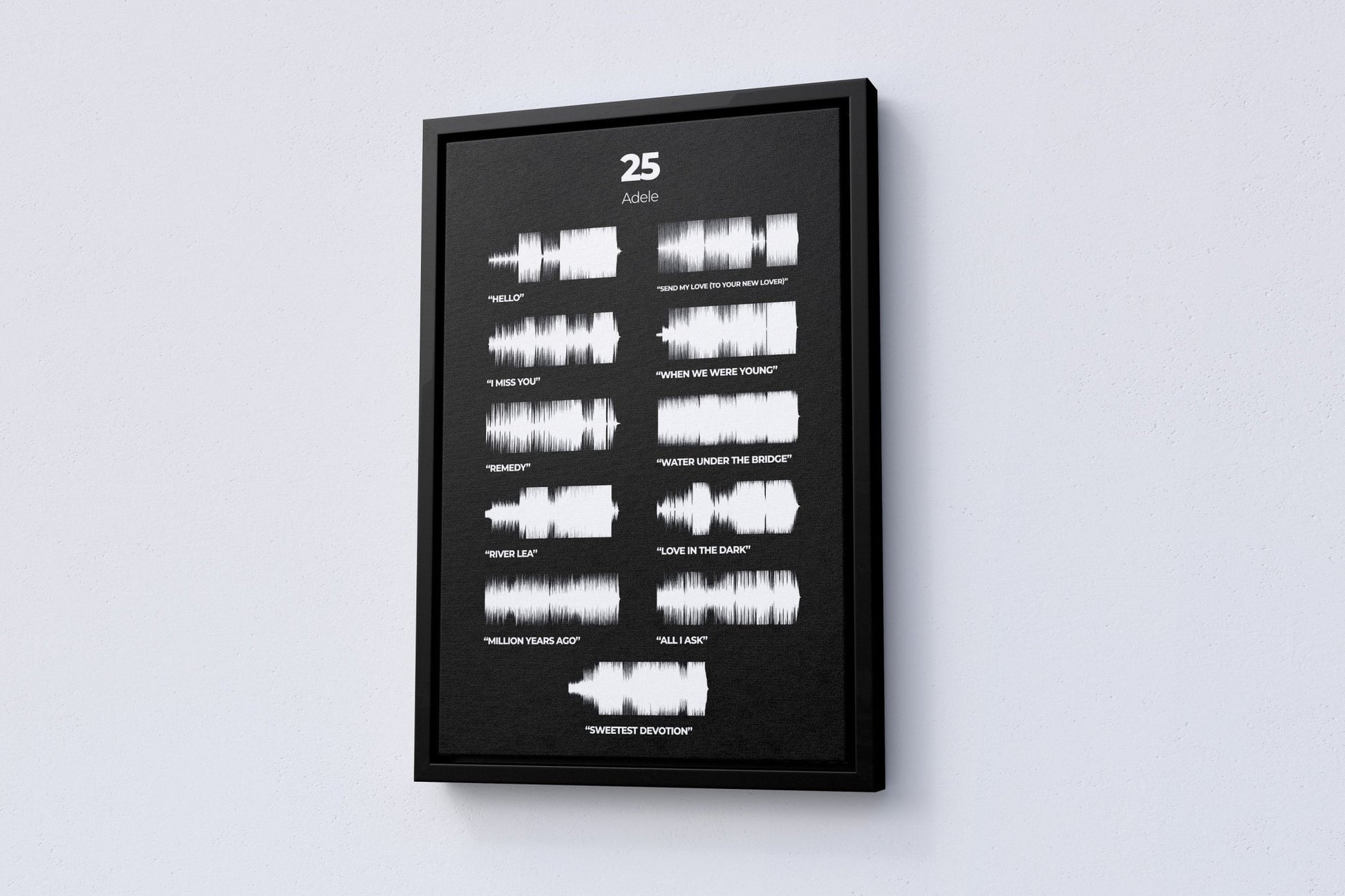 Adele Album Cover Canvas Wall Art - Canvasworkshop
