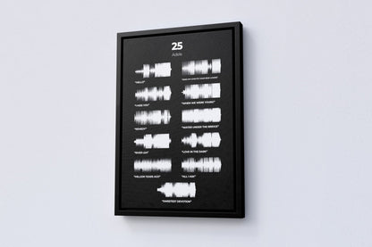 Adele Album Cover Canvas Wall Art - Canvasworkshop