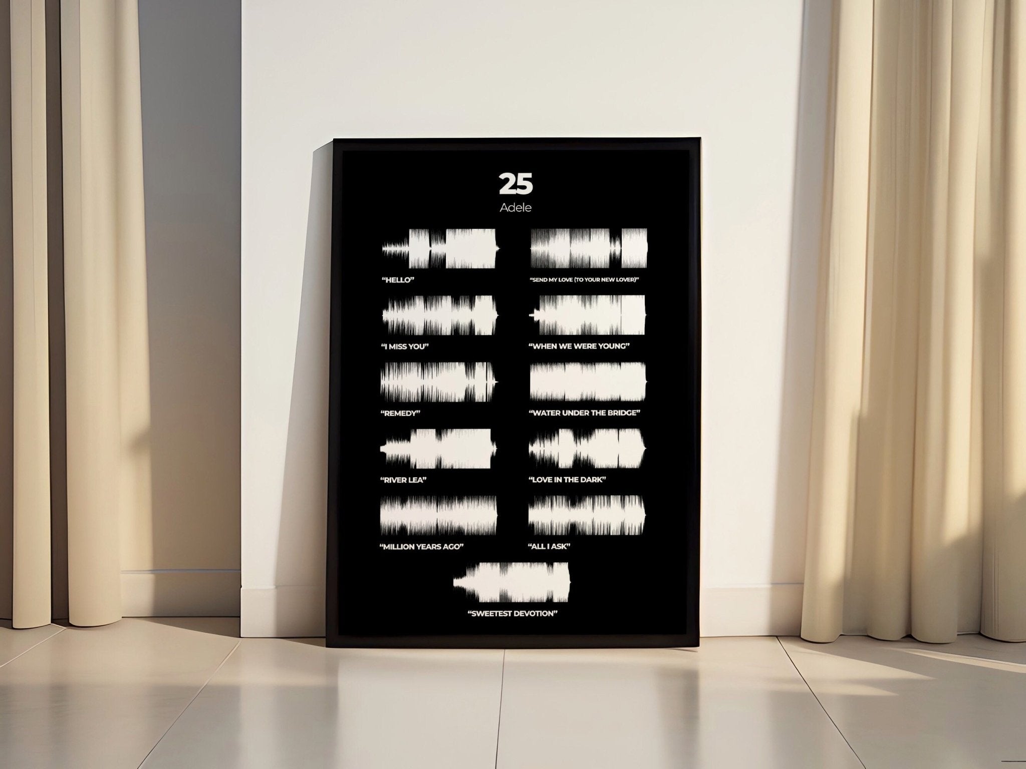Adele Album Cover Canvas Wall Art - Canvasworkshop