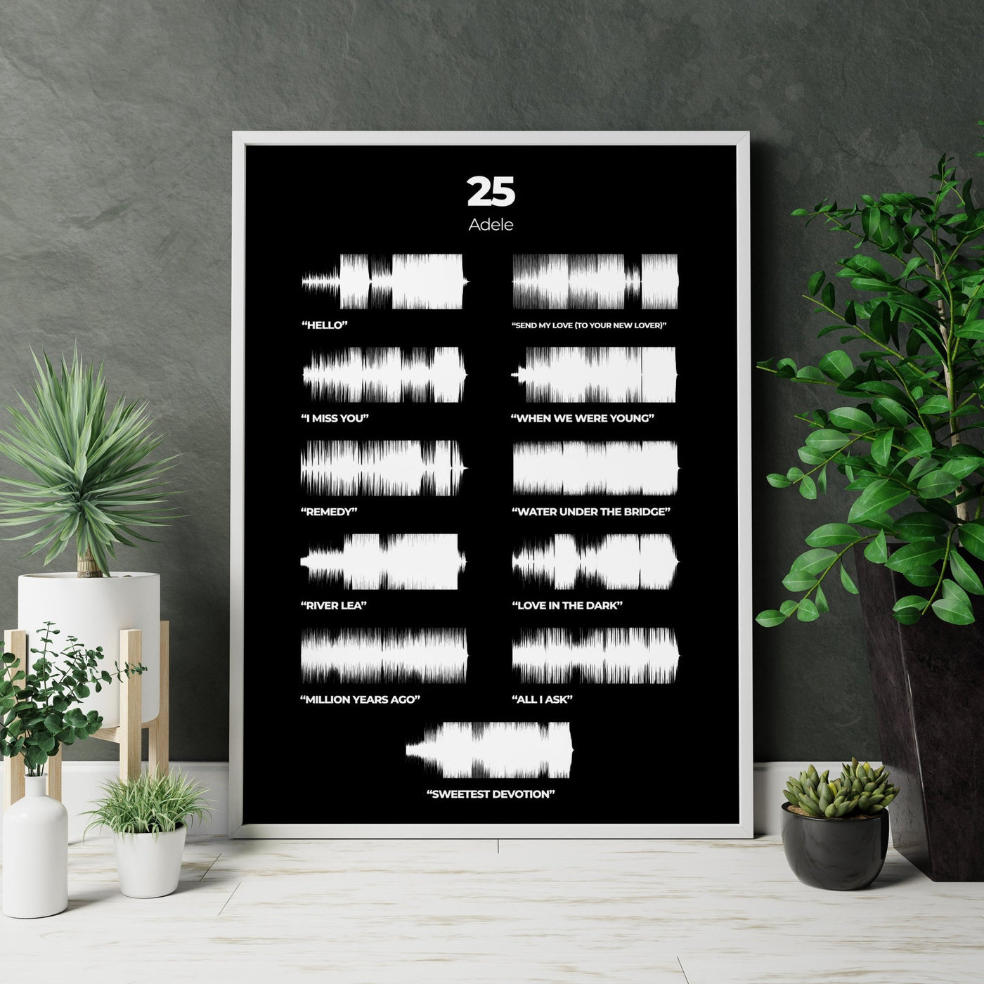 Adele Album Cover Canvas Wall Decor