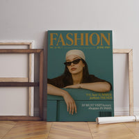 Vintage Modezeitschriften-Cover Poster | Retro Editorial Wandkunstdruck