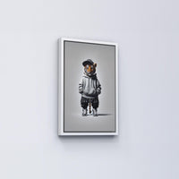 Ikonische realistische Baby-Tiger-Leinwand – Realistische, stilvolle und verspielte Wanddekoration