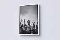 African Children Vintage Photography Canvas Wall Art - Canvasworkshop