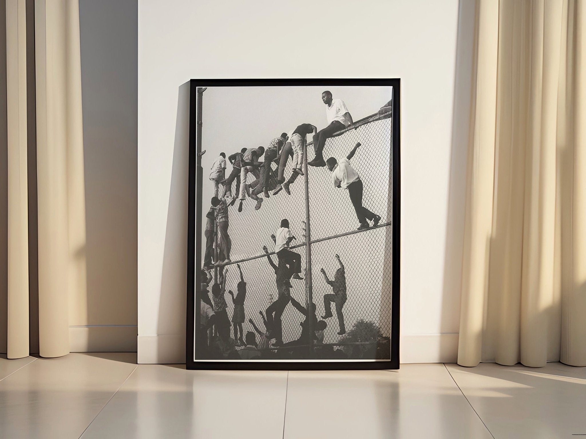African ChildrenI Vintage Photography Canvas Poster - Canvasworkshop