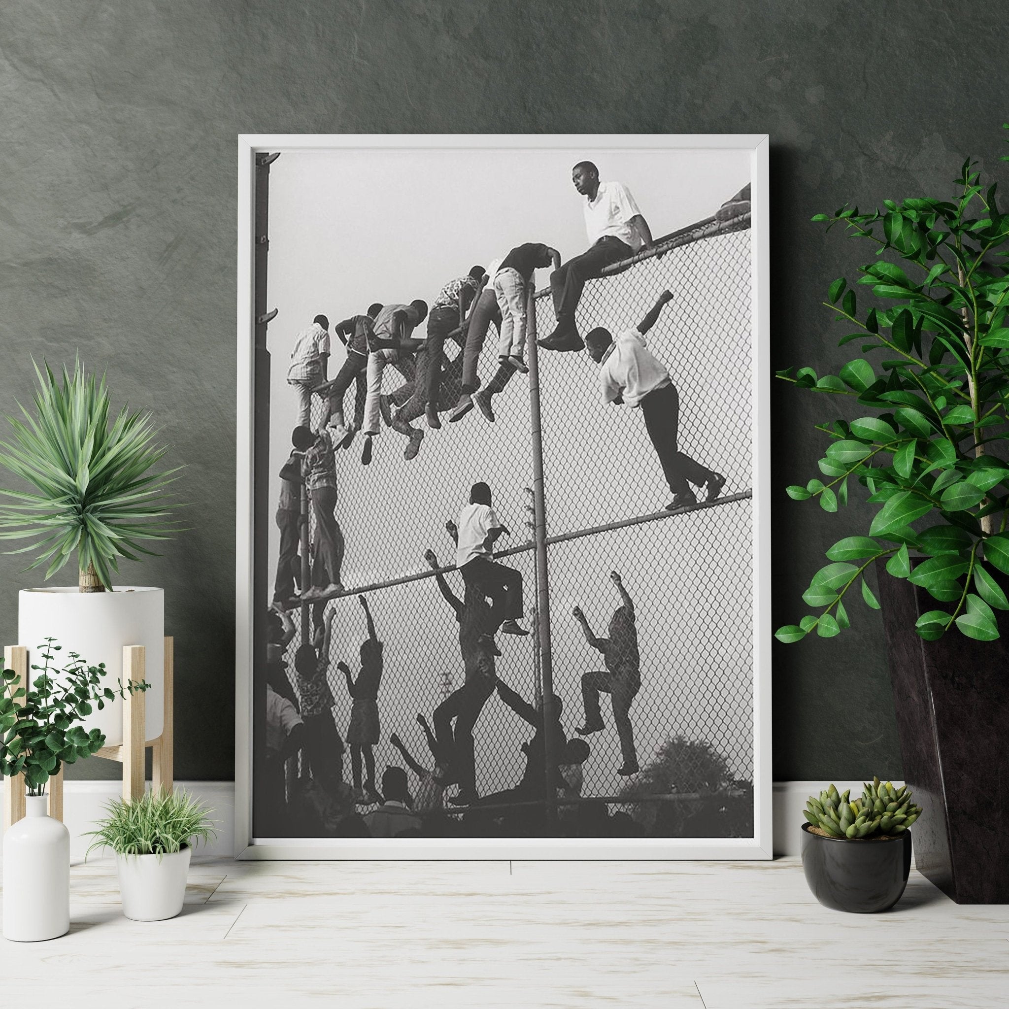 African ChildrenI Vintage Photography Canvas Poster - Canvasworkshop