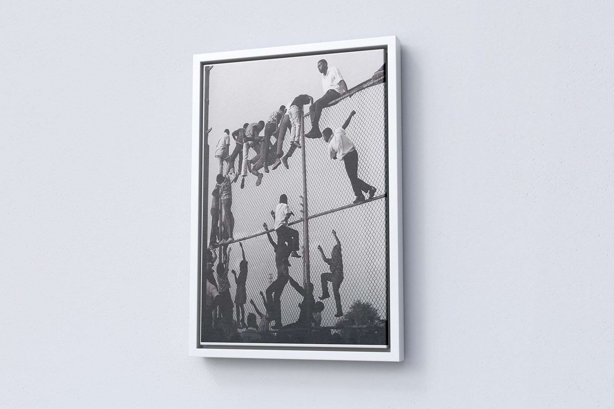 African ChildrenI Vintage Photography Canvas Poster - Canvasworkshop